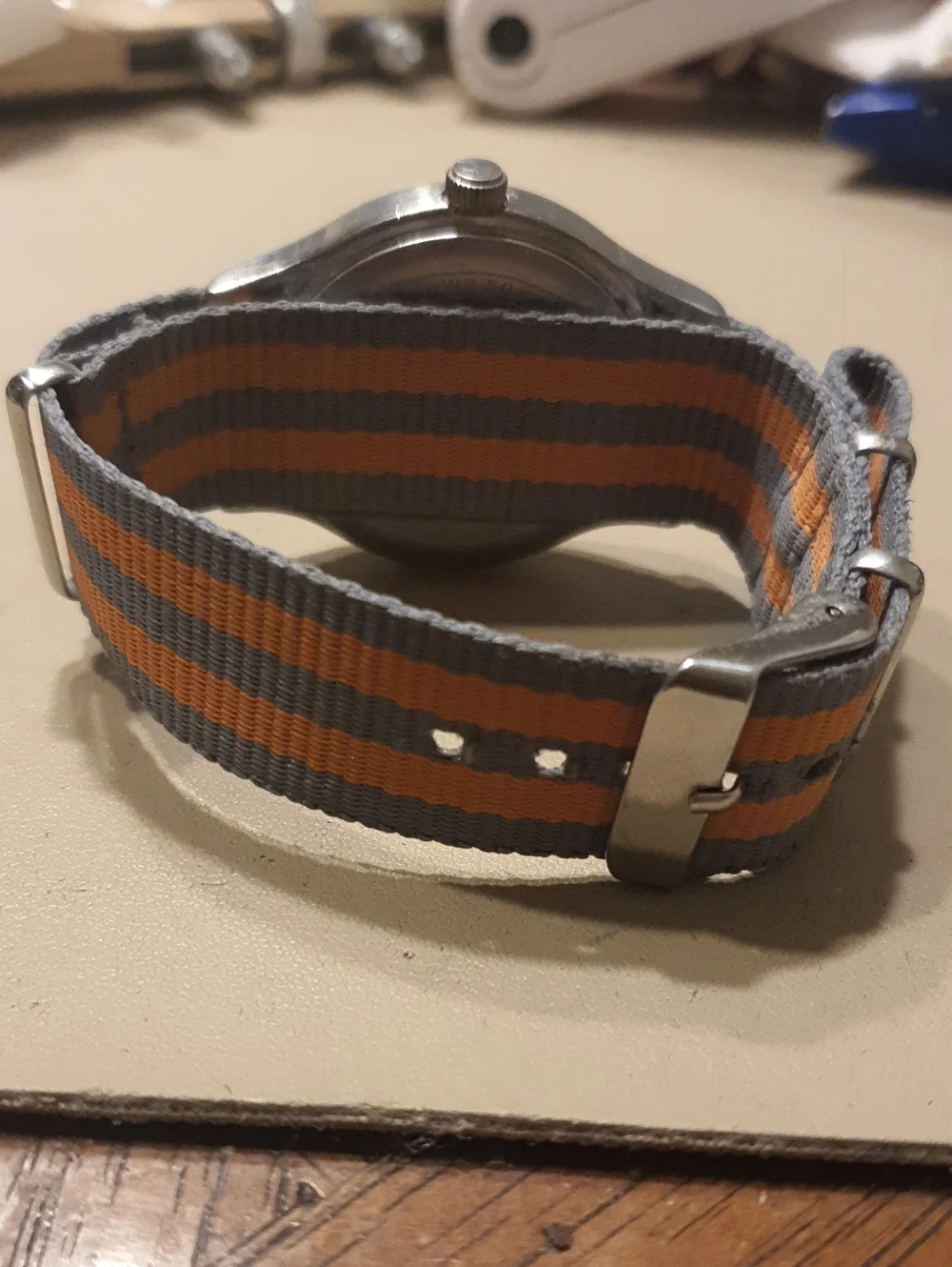 Timex Expedition Silver/Green Nylon Men's Field Watch w/Date